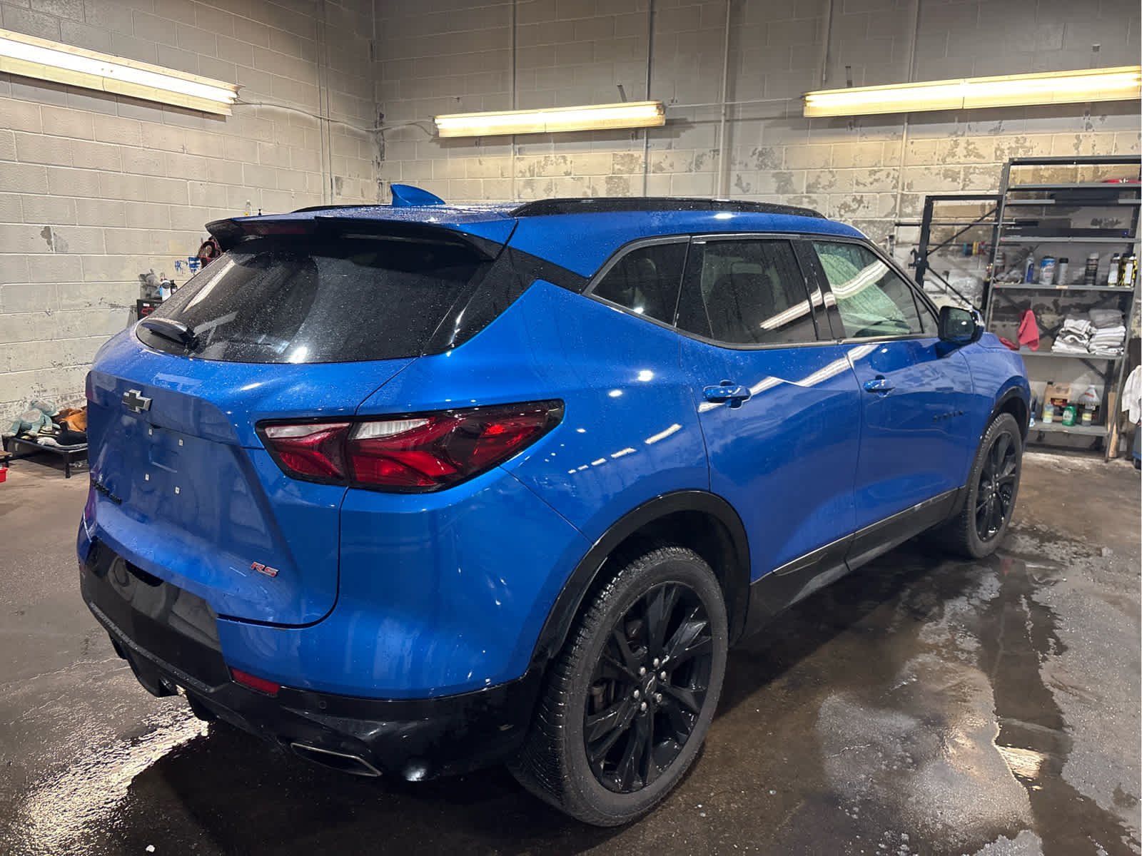 Used 2021 Bright Blue Metallic Chevrolet RS image 4