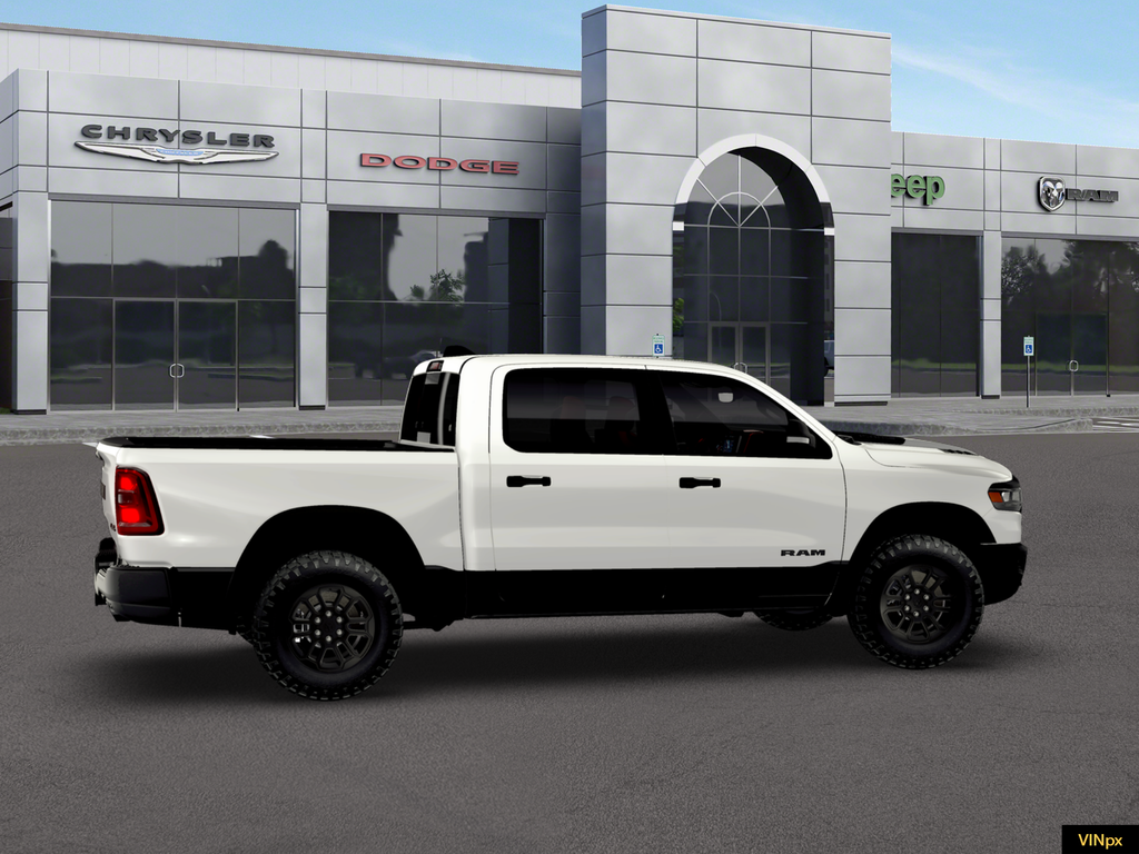 New 2026 Bright White Clear-Coat Exterior Paint RAM Rebel image 14