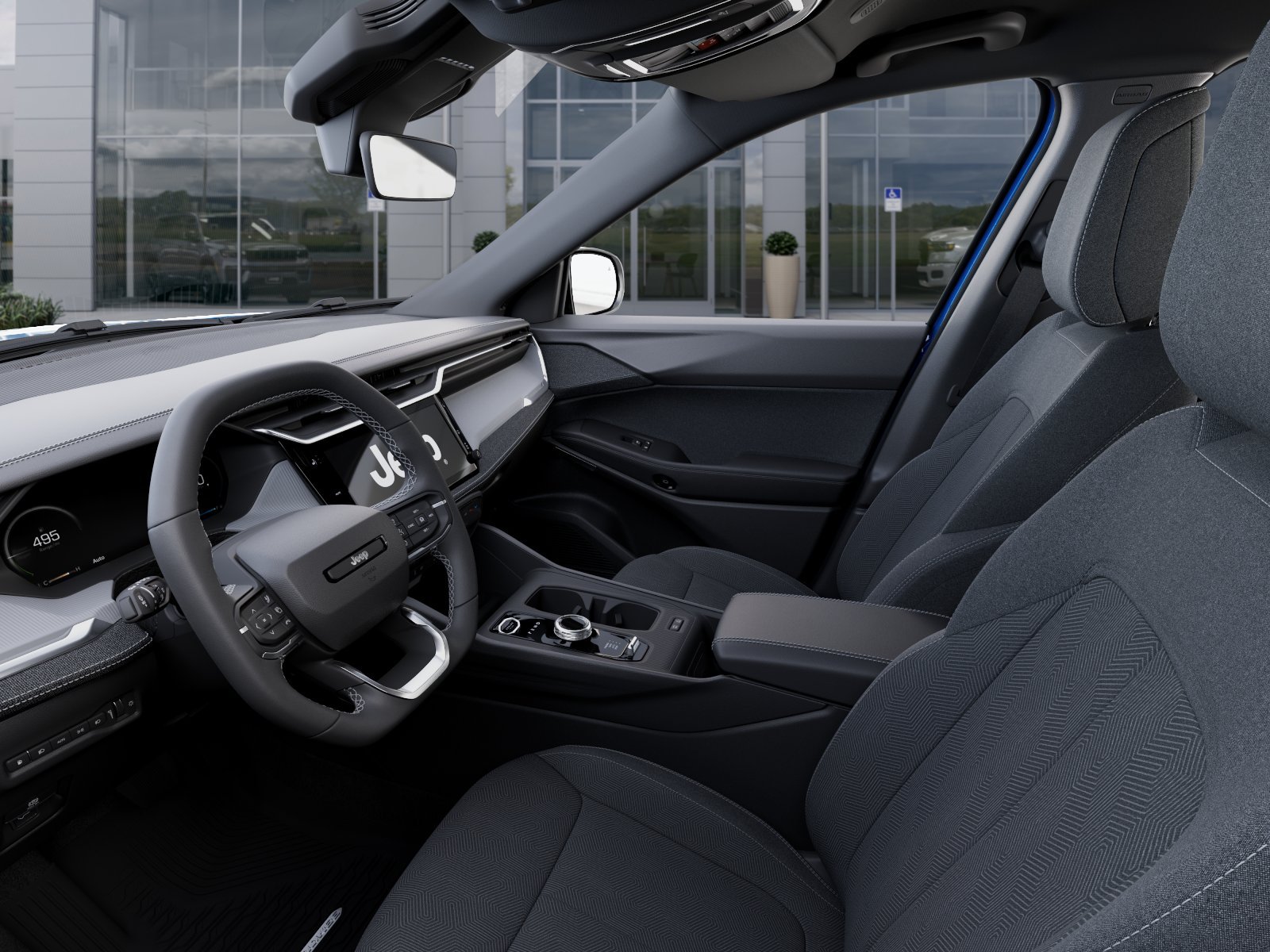 New 2026 Hydro Blue Pearl-Coat Exterior Paint Jeep Laredo image 54