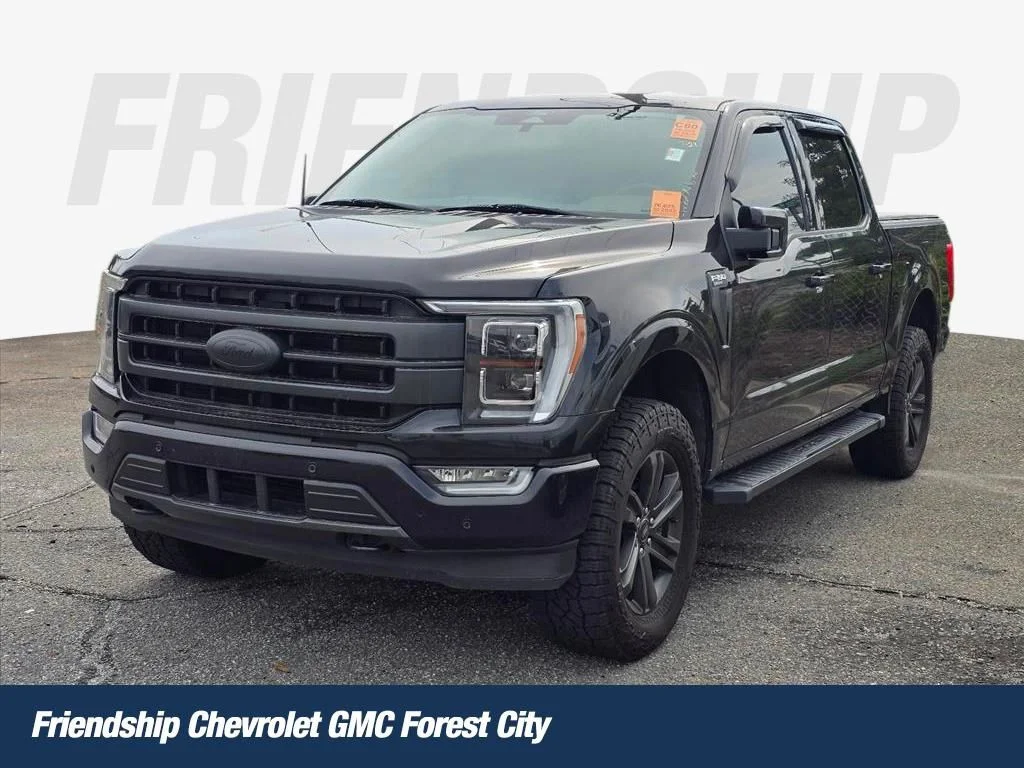 Used 2022 Black Ford Lariat image 1