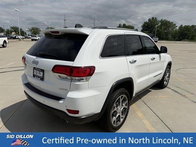 Certified Used 2022 Bright White Clearcoat Jeep Limited image 8