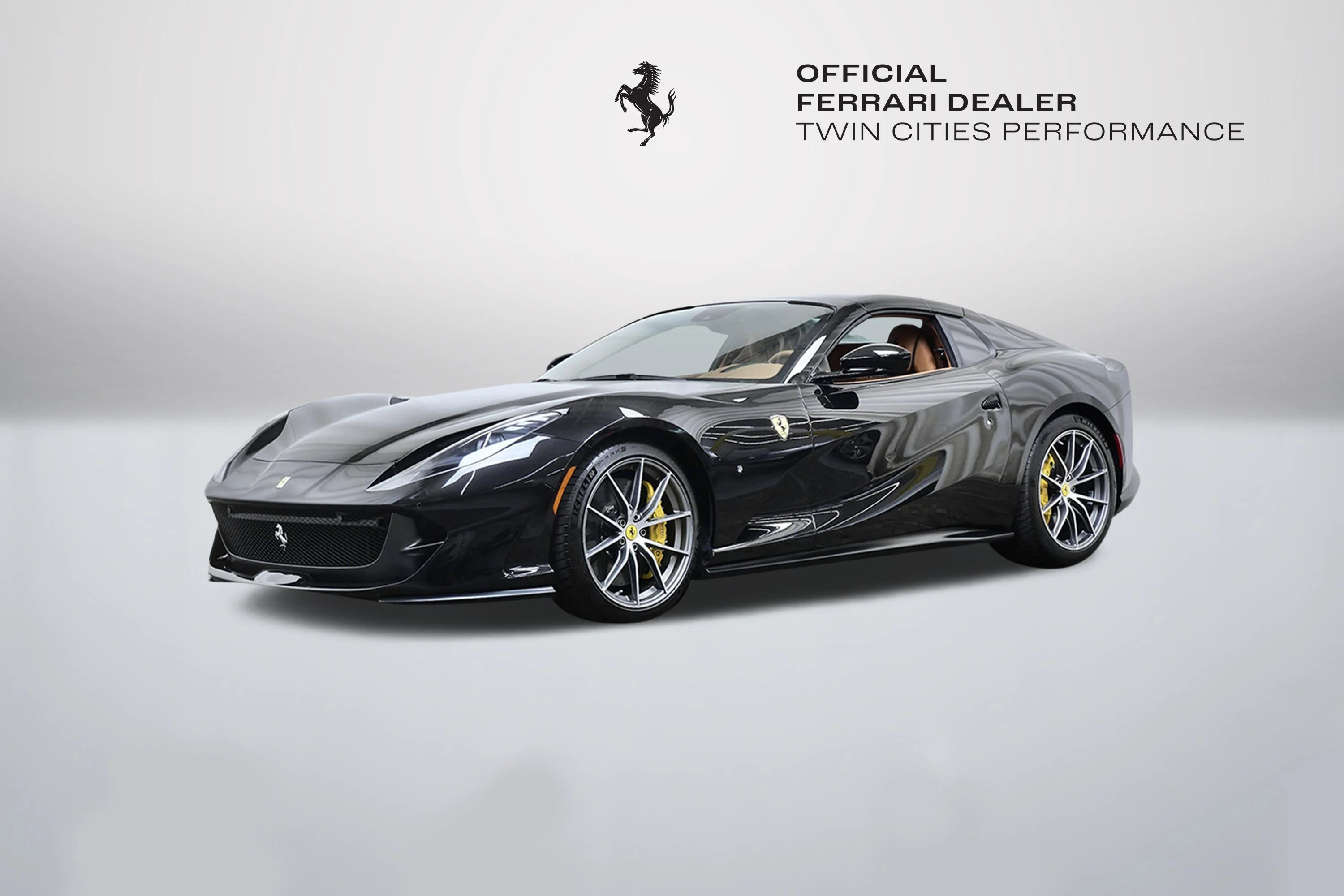 Certified Used 2022 Nero Daytona Metallic Ferrari Base image 1