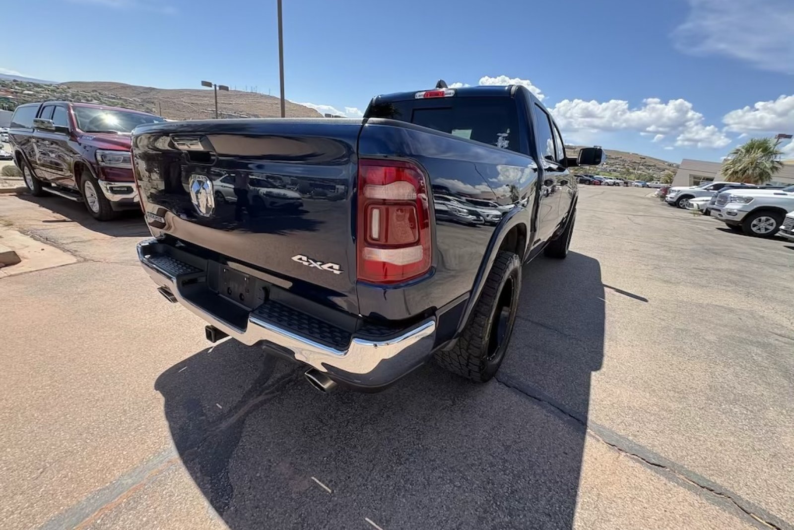 Used 2019 Patriot Blue Pearlcoat Ram Laramie image 6