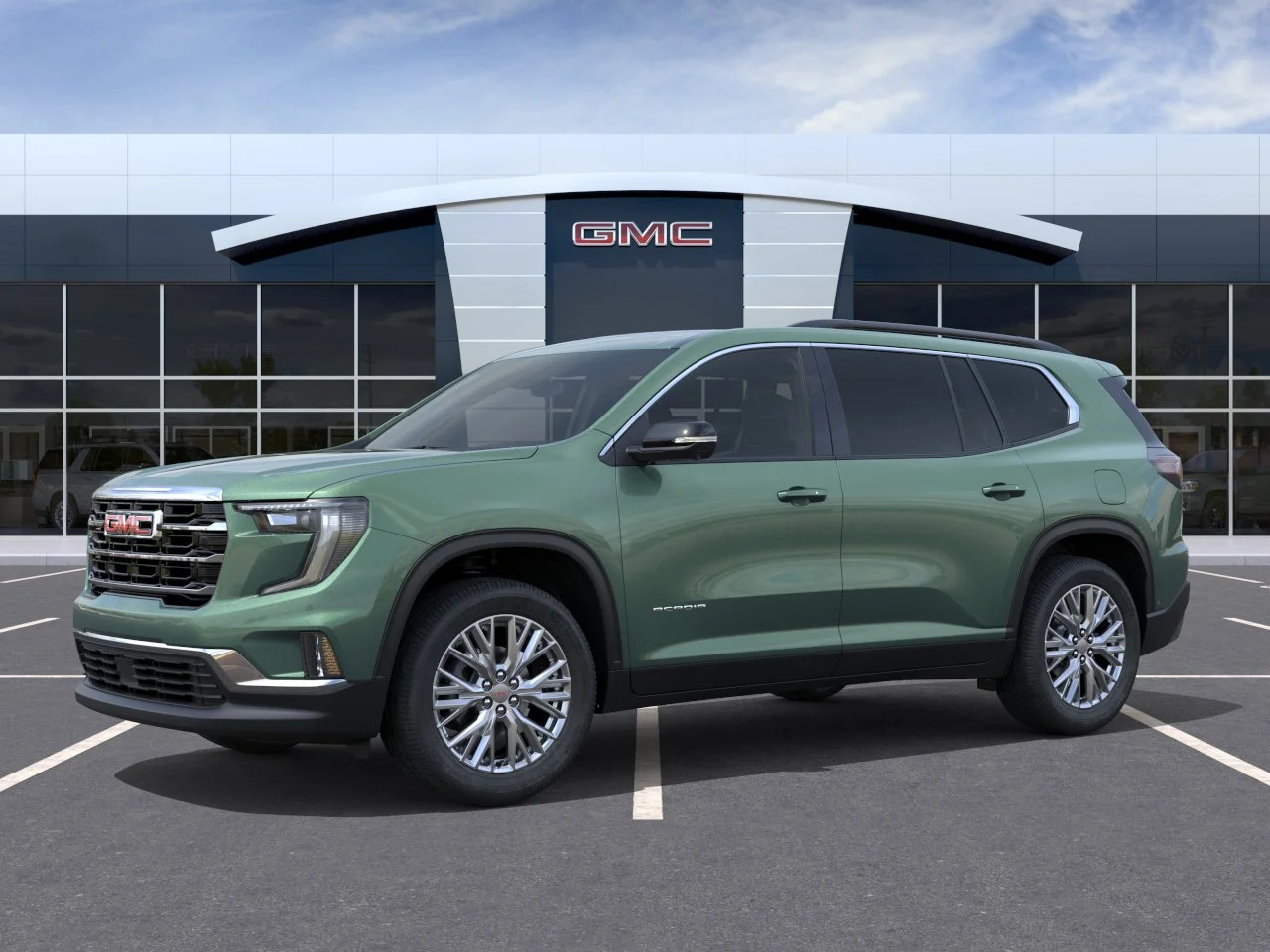 New 2027 Trailstone Green Metallic GMC Elevation image 2
