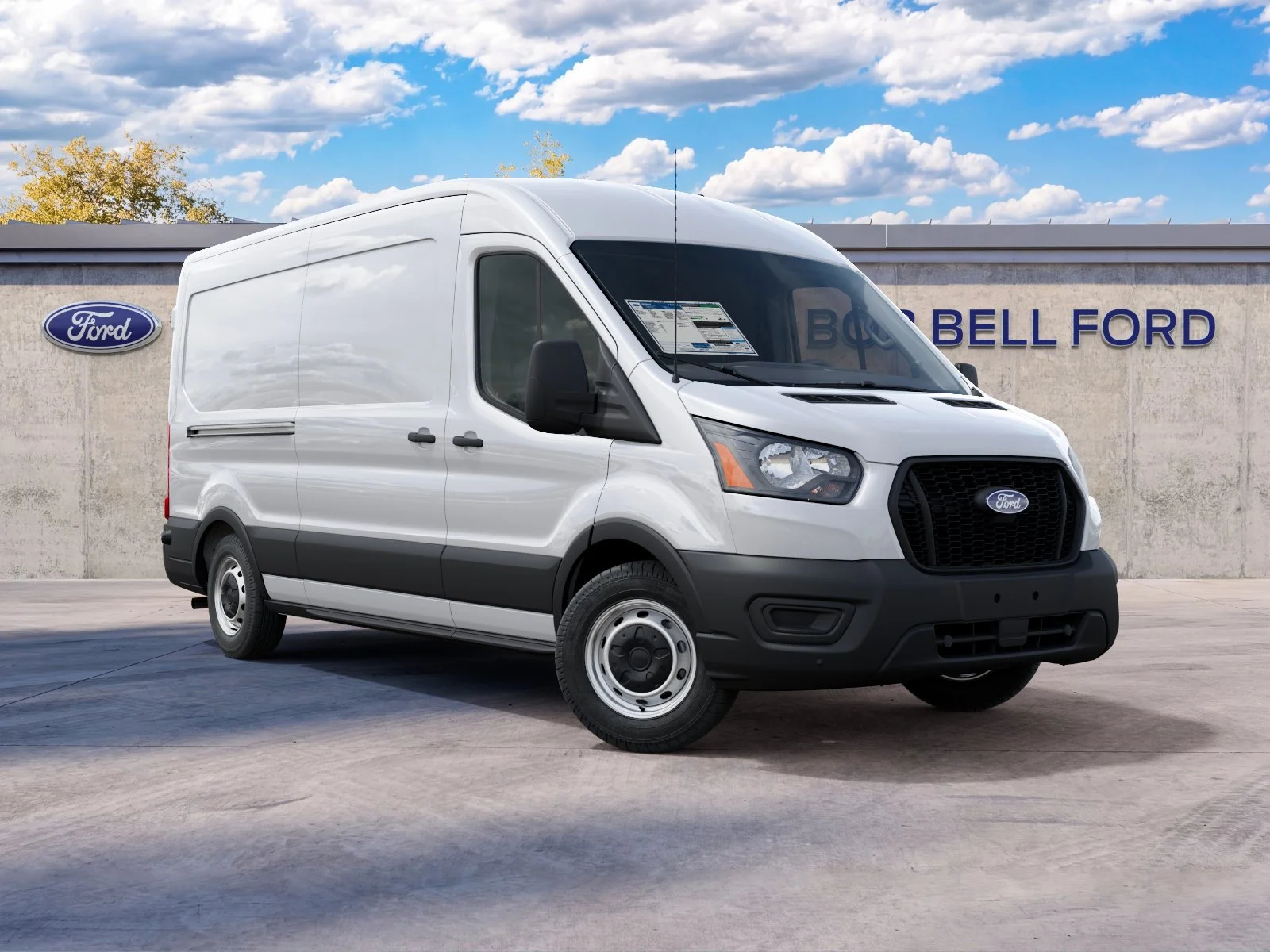New 2027 Oxford White Ford Cargo Van image 4