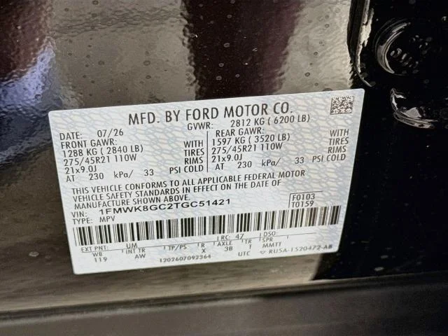 New 2026 Agate Black Metallic Ford ST image 70