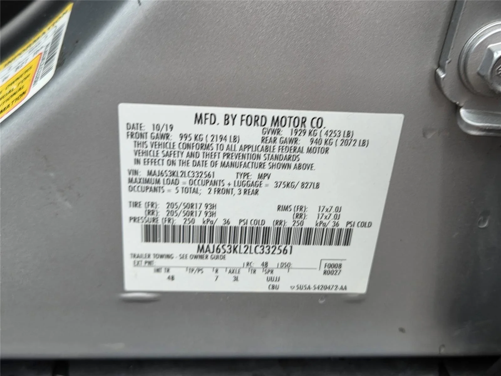 Used 2020 Moondust Silver Ford Titanium image 26