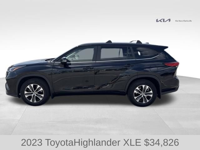 Used 2023 Midnight Black Metallic Toyota XLE image 5