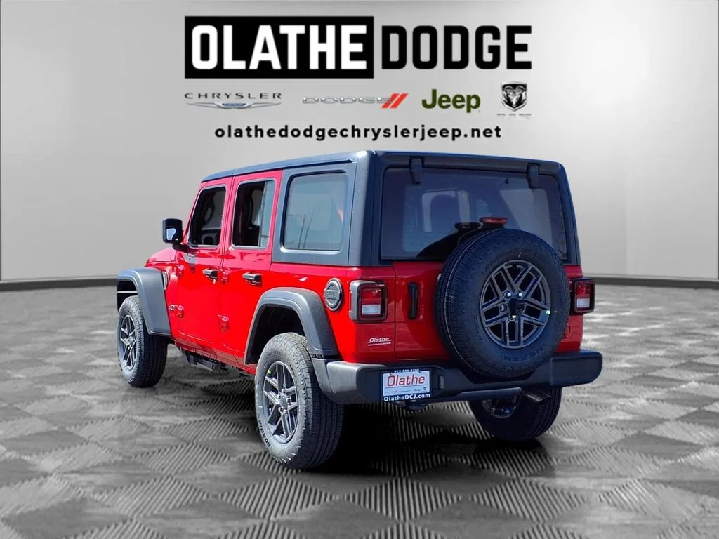 New 2026 Firecracker Red Clear-Coat Exterior Paint Jeep Sport image 3