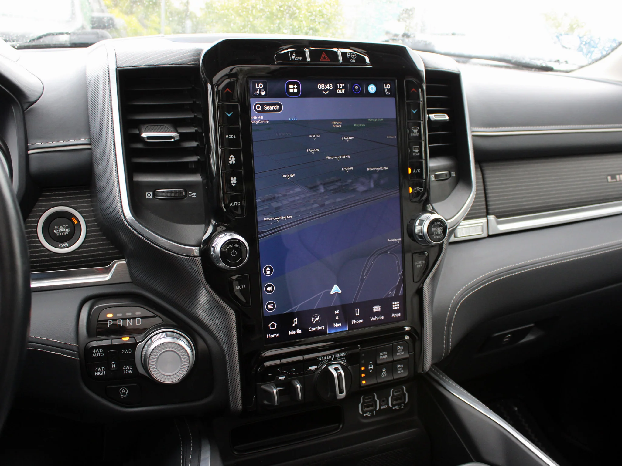 Certified Used 2022 White RAM Limited * No Accidents | HEMI V8 | Trailer Tow | Adaptive Cruise | Apple CarPlay | Bedliner image 31