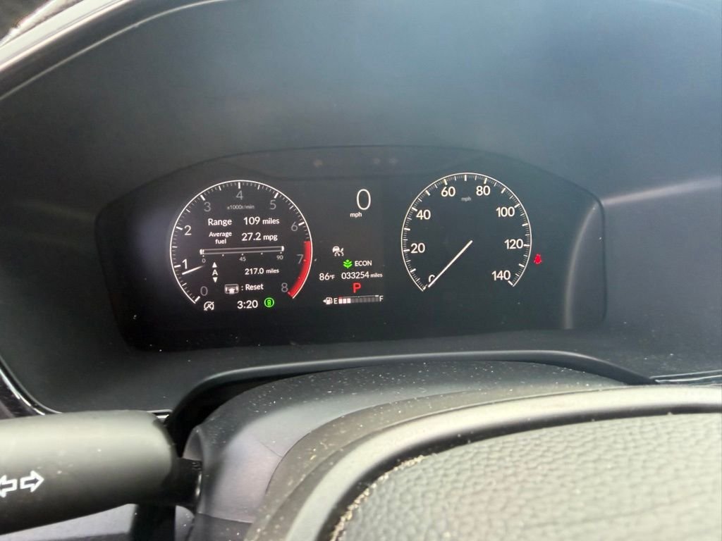 Used 2025 Meteorite Gray Metallic Honda EX image 23