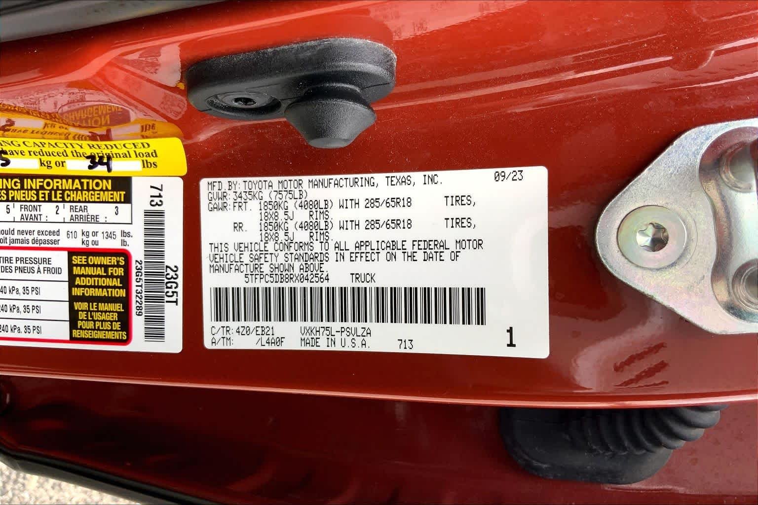 Used 2024 Terra Toyota TRD Pro Hybrid image 36