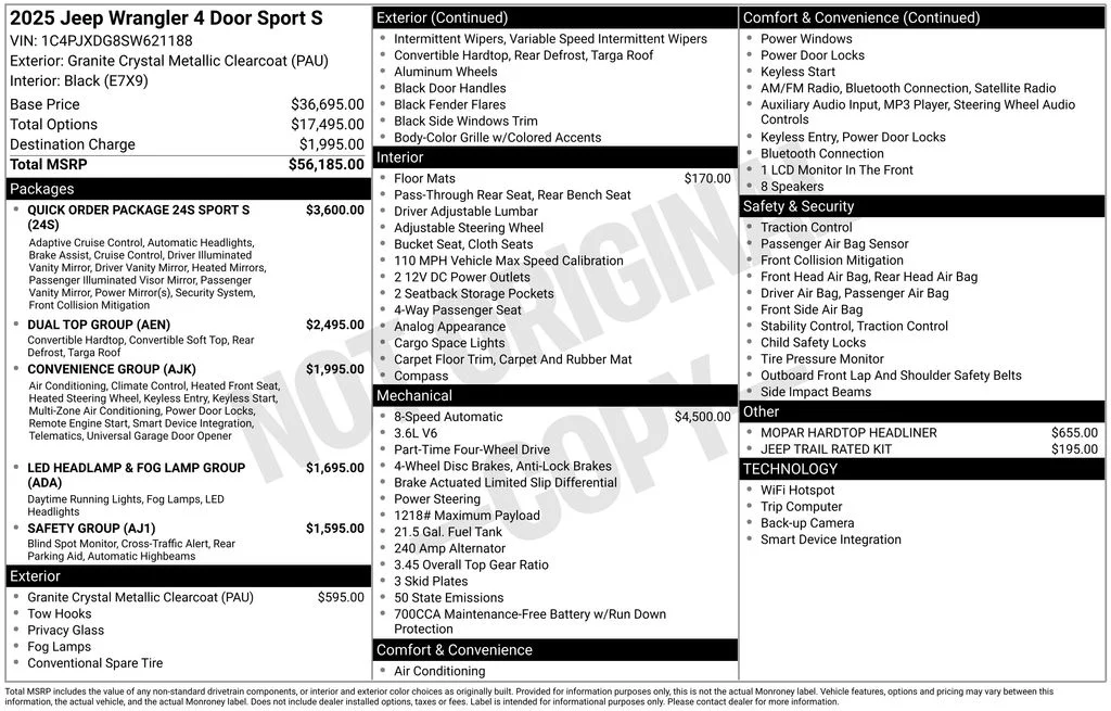 2025 Jeep Wrangler 4-Door Sport S - Photo 6