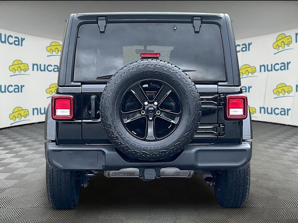 Used 2021 Black Jeep Unlimited Sport Altitude image 5