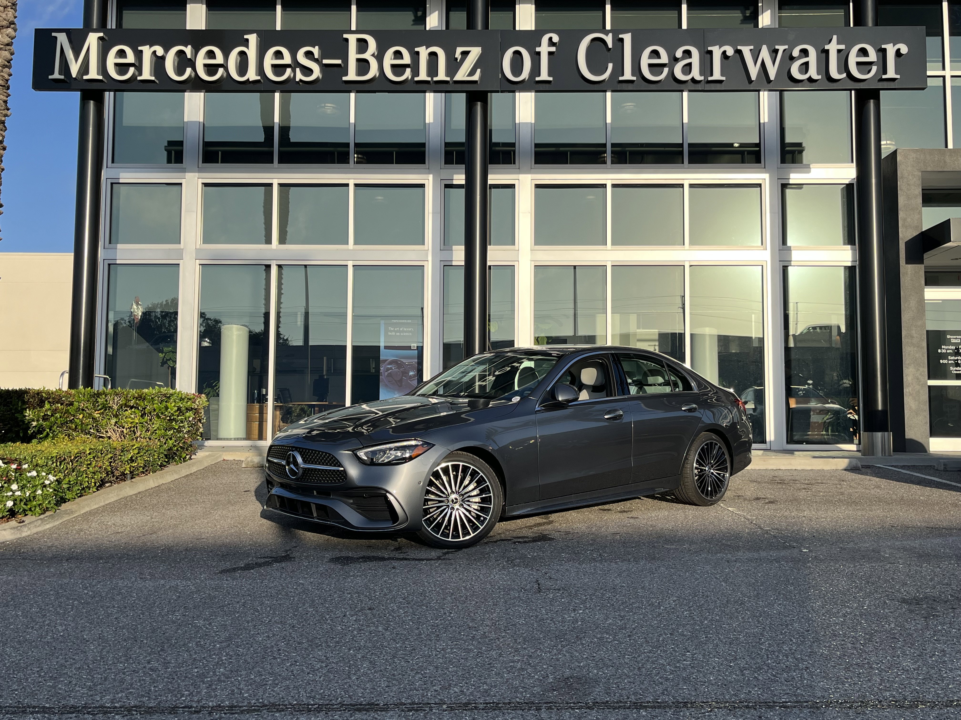 New 2026 Selenite Grey Metallic Mercedes-Benz C 300 image 1