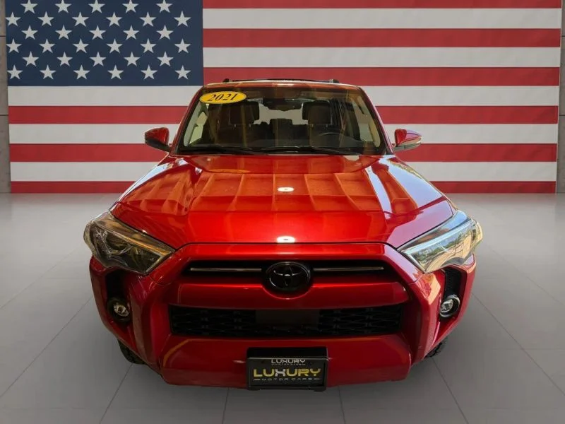 Used 2021 Red Toyota SR5 Premium Sport Utility 4D image 10