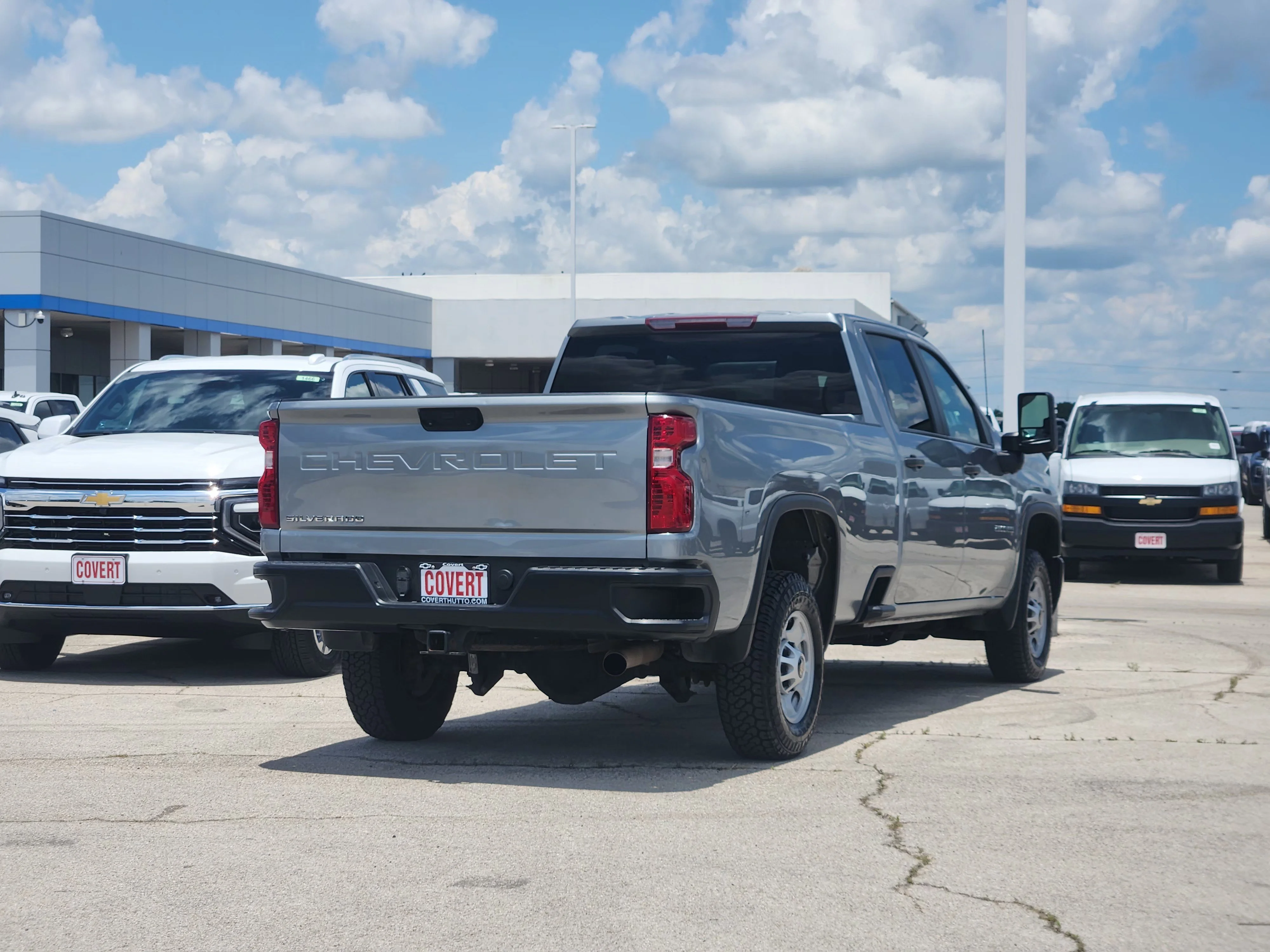 Used 2024 Sterling Gray Metallic Chevrolet Work Truck image 7