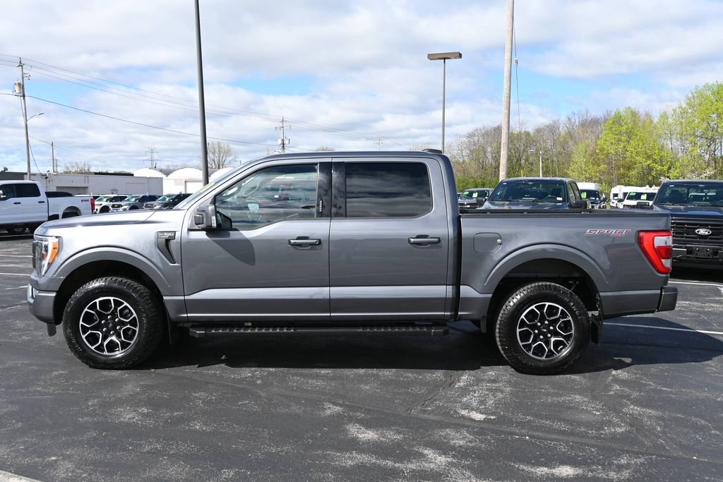 Certified Used 2022 Gray Metallic Ford Lariat image 4