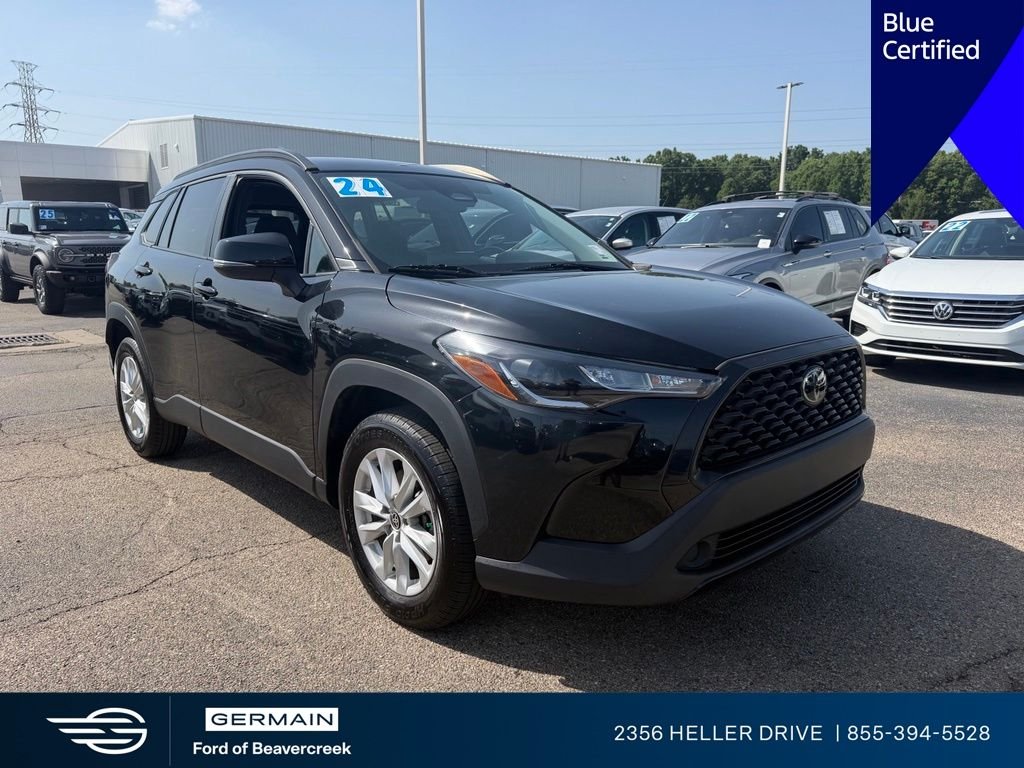 Used 2024 Jet Black Toyota LE image 1