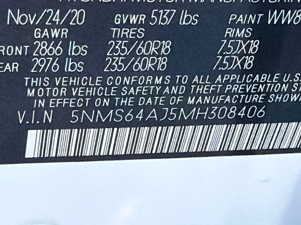 Used 2021 Gray Hyundai SEL image 33