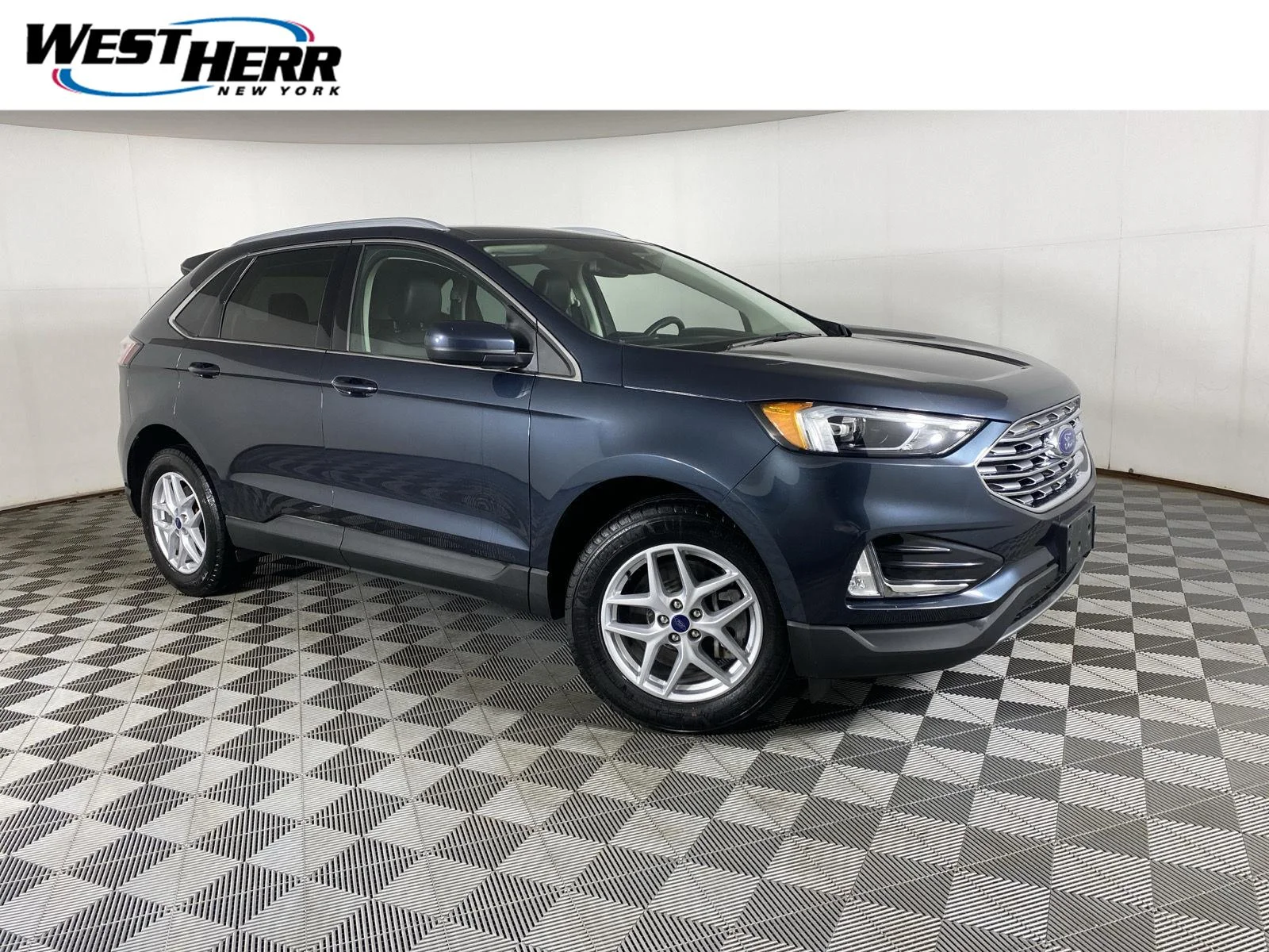 Used 2022 Stone Blue Ford SEL image 1