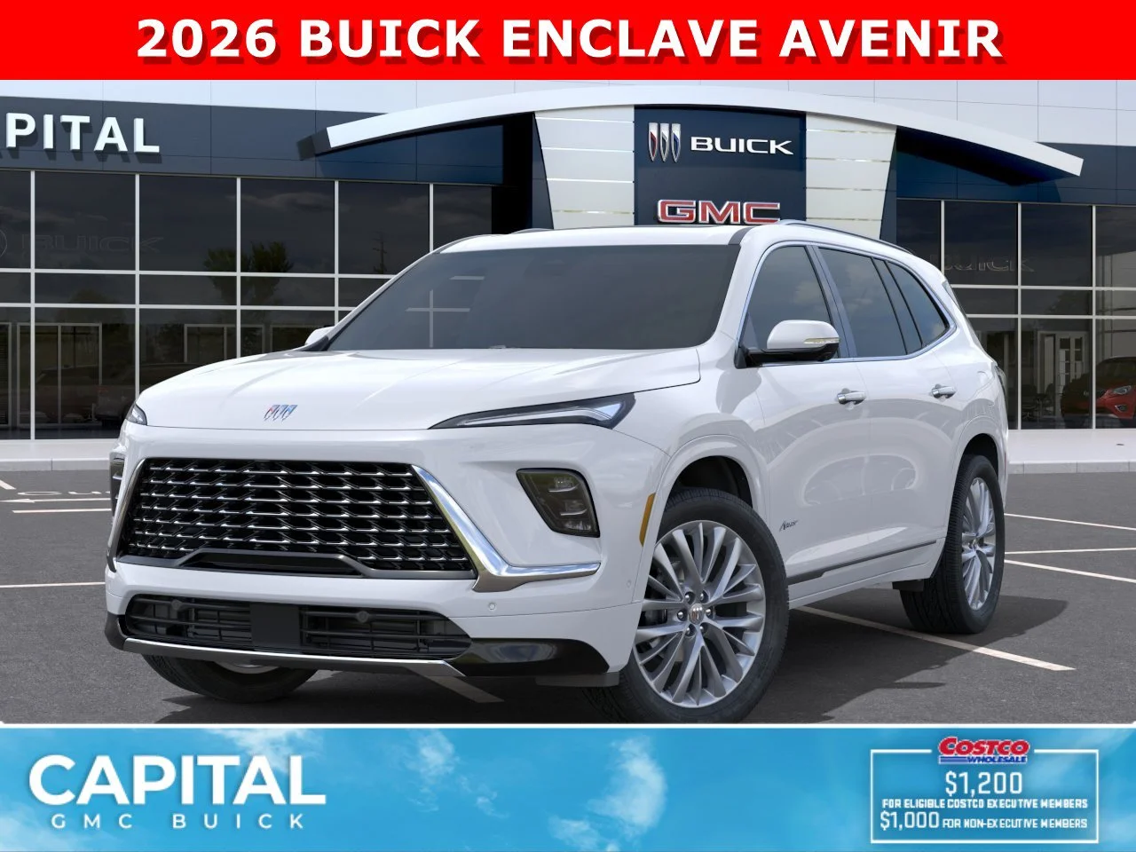 New 2026 IRIDESCENT WHITE TRICOAT Buick Avenir image 1