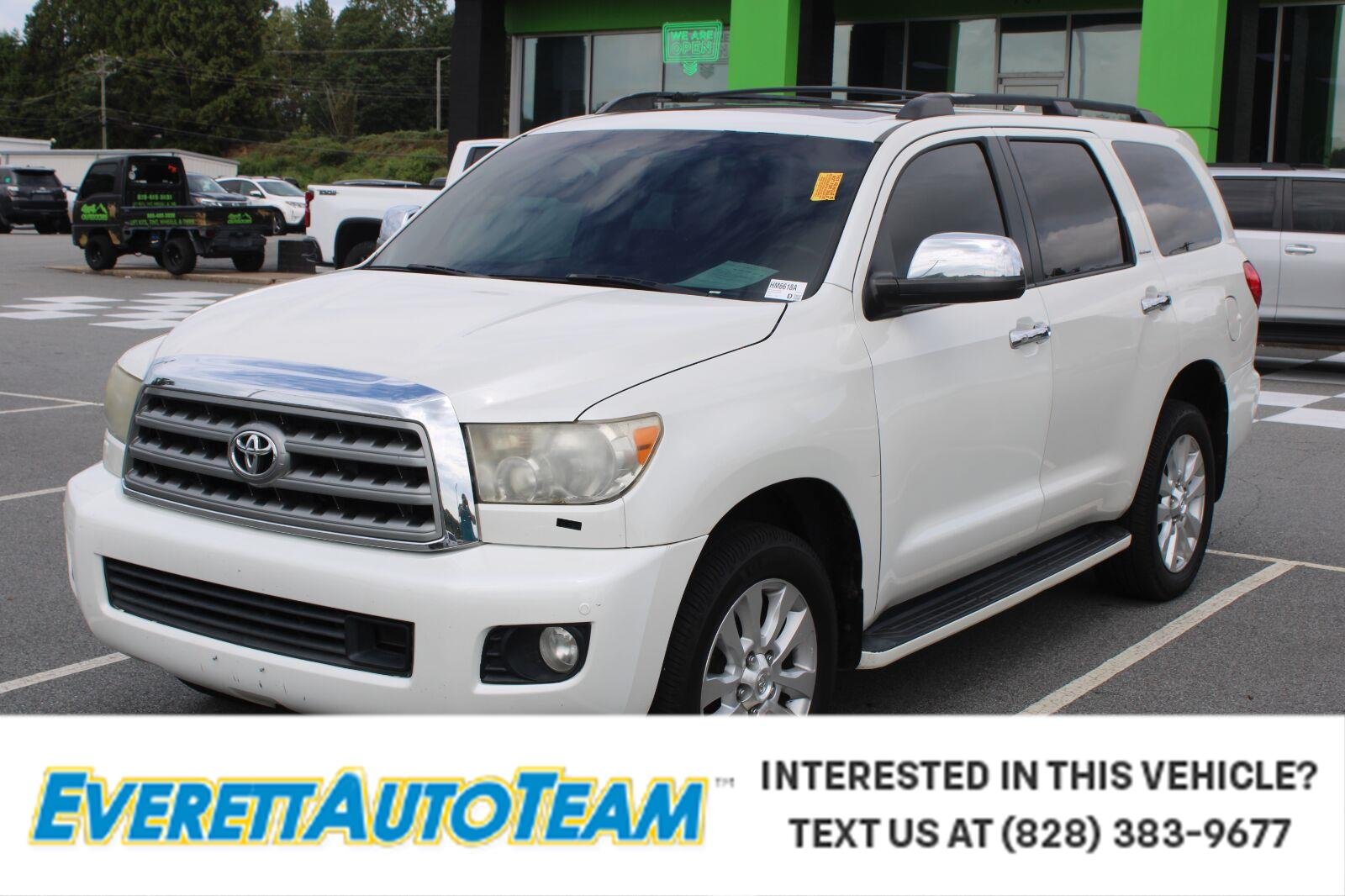 White (Blizzard Pearl) 2010 Toyota Sequoia SUV / Crossover Four-Wheel Drive