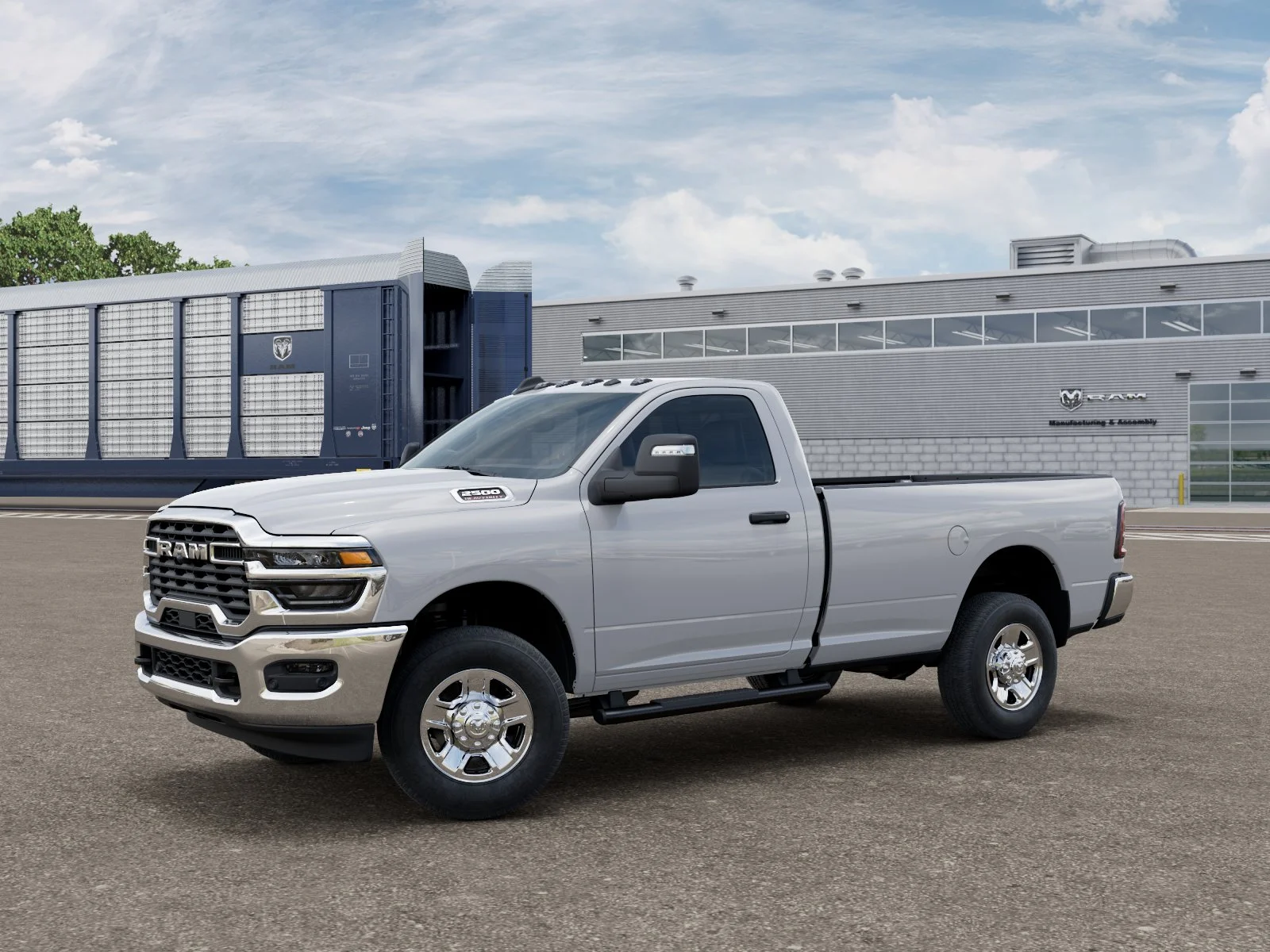 New 2026 Bright White Clear-Coat Exterior Paint RAM Tradesman image 1