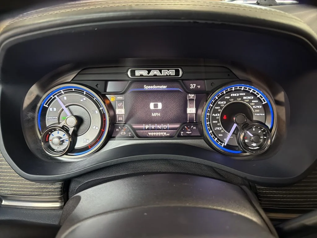 Used 2019 Diamond Black Crystal Pearlcoat Ram Limited image 24