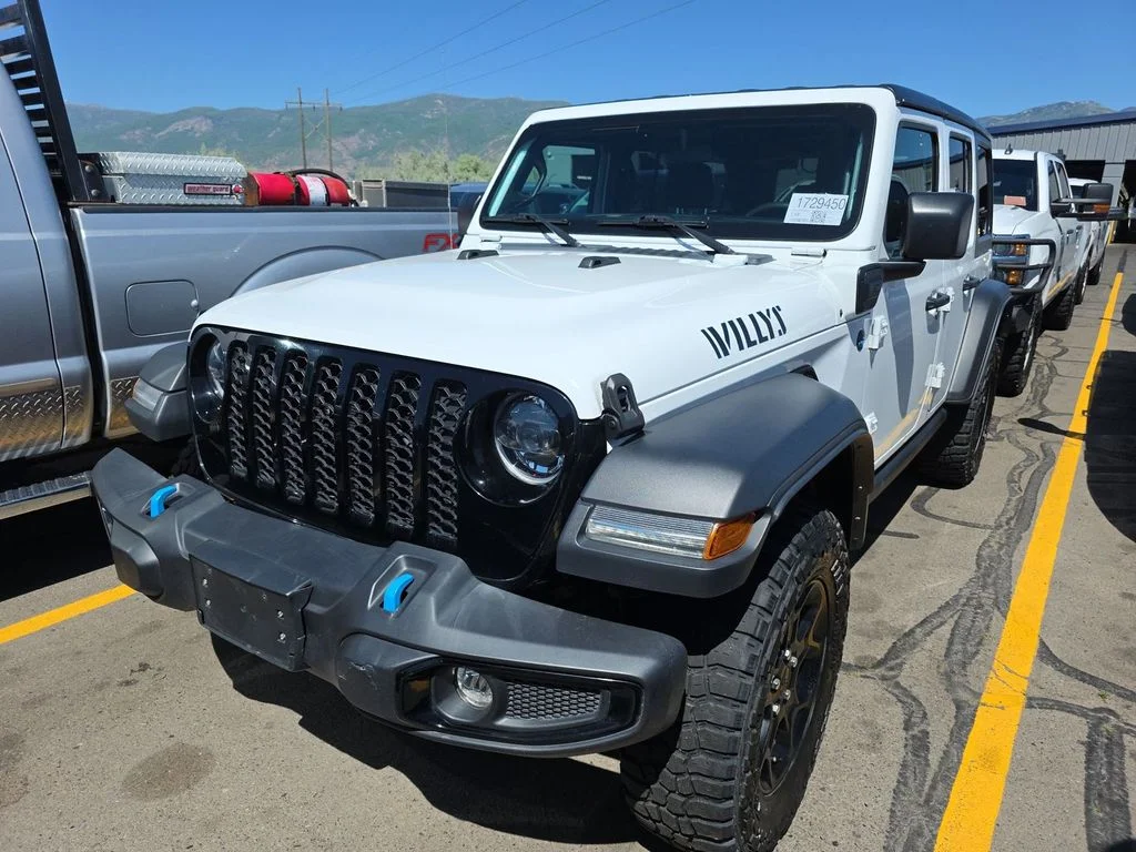 Used 2023 White Jeep Willys 4xe image 1