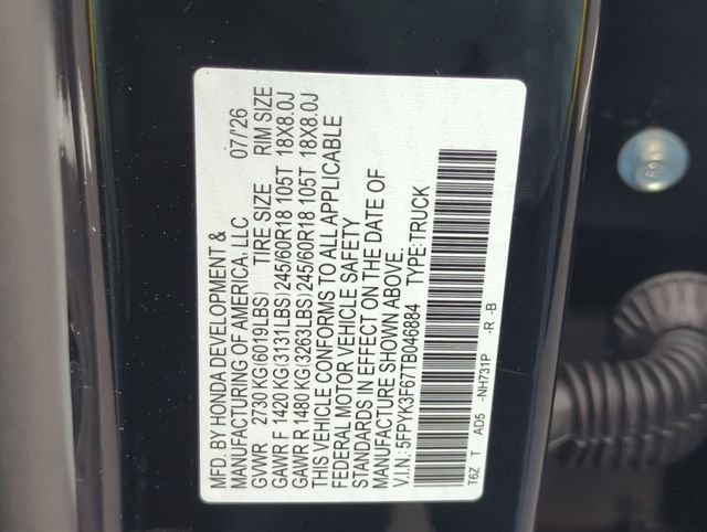 New 2026 Crystal Black Pearl Honda TrailSport image 24