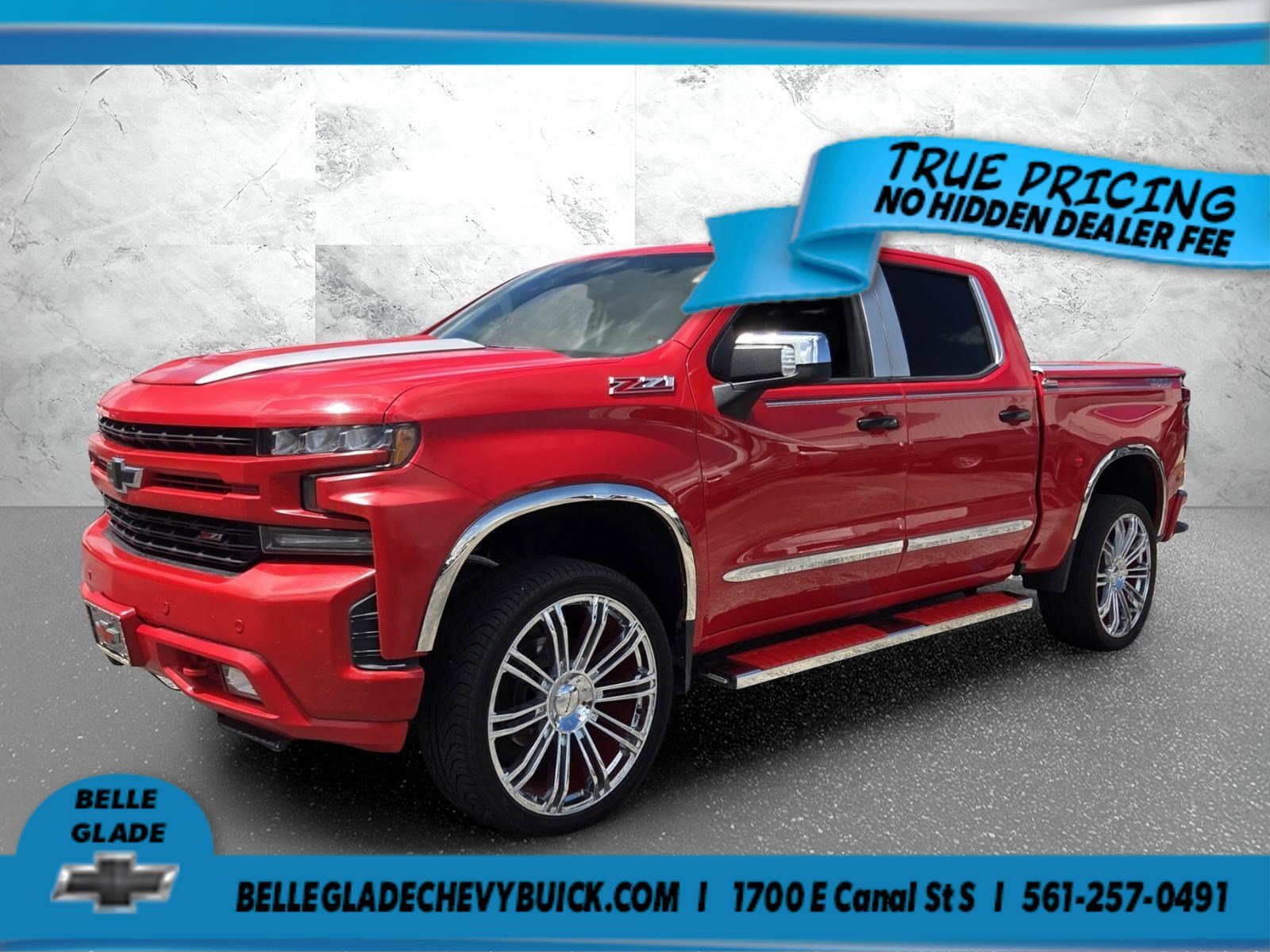 Used 2019 Red Hot Chevrolet LT Trail Boss image 1