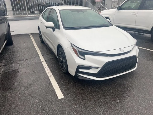 Used 2023 Beige Toyota SE image 1
