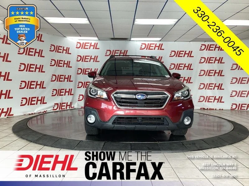 Used 2018 Subaru Outback Premium with VIN 4S4BSAFC5J3369846 for sale in Massillon, OH