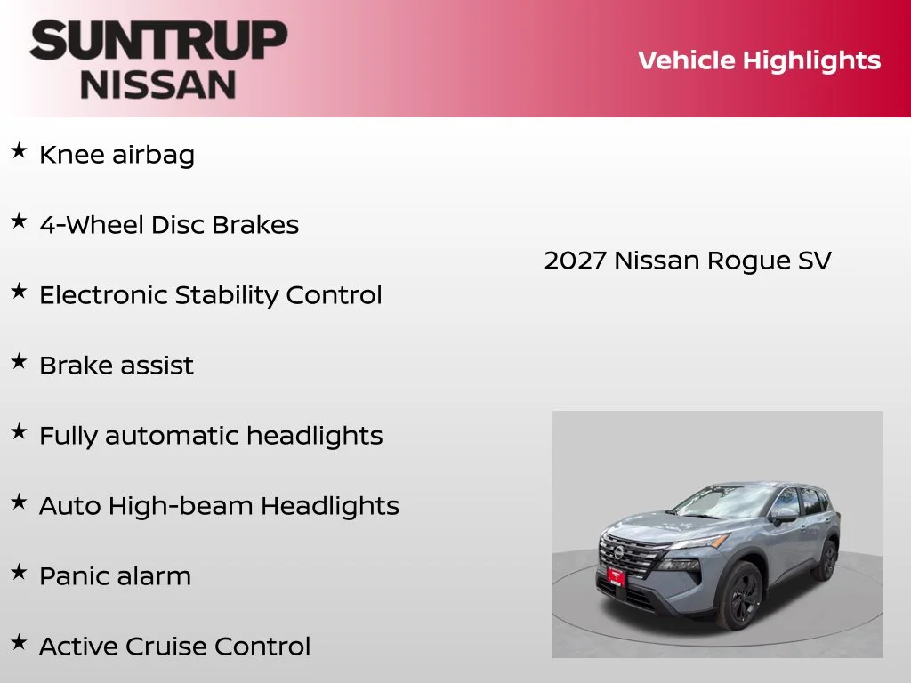 New 2027 Gray Nissan SV image 23