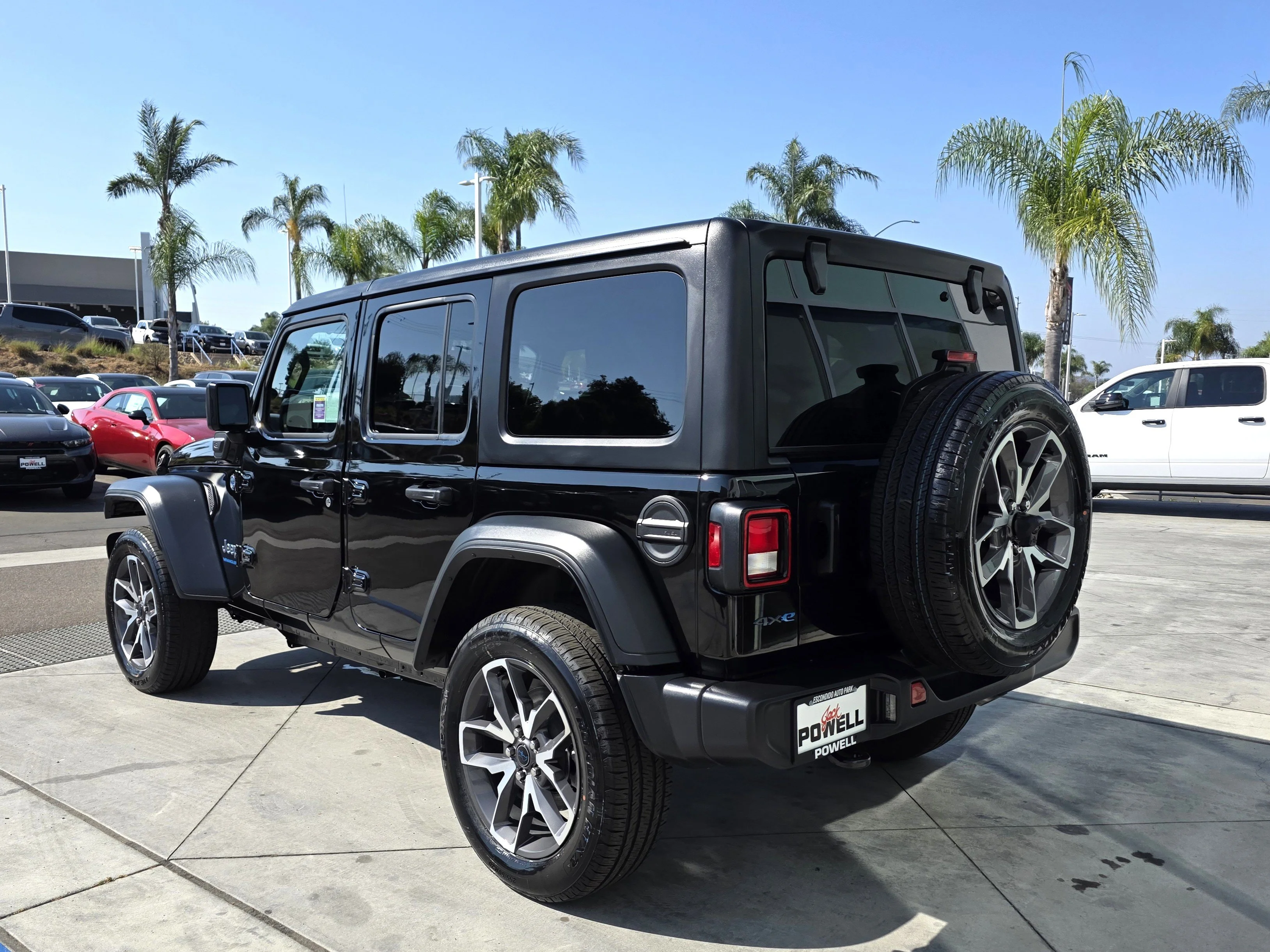 New 2025 Black Clearcoat Jeep Sport S 4xe image 3
