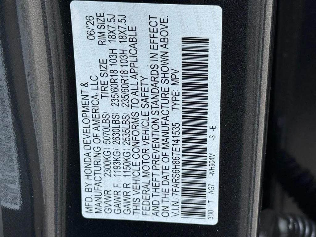 Certified Used 2026 Meteorite Gray Metallic Honda Sport-L image 30