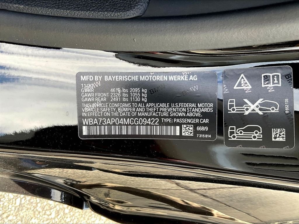 Used 2021 Black BMW 430i xDrive image 21