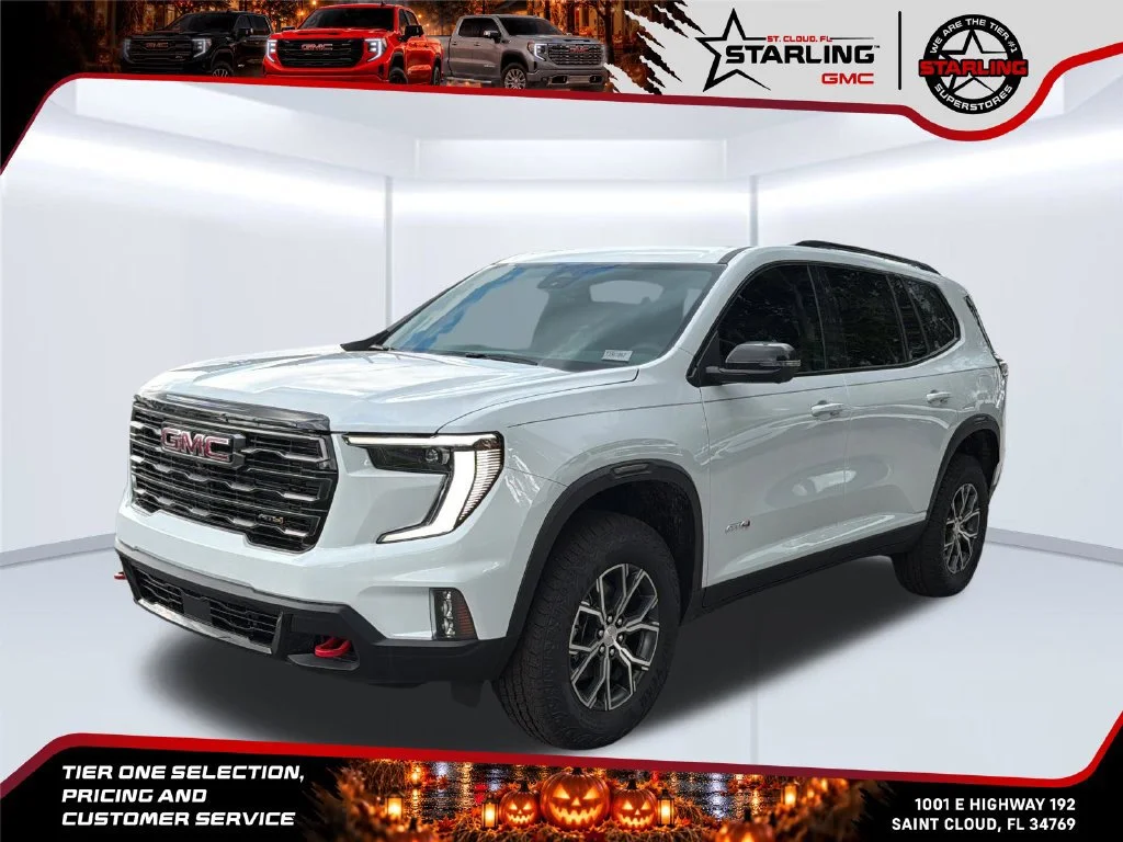 New 2026 Glacier White Tricoat GMC AT4 image 1