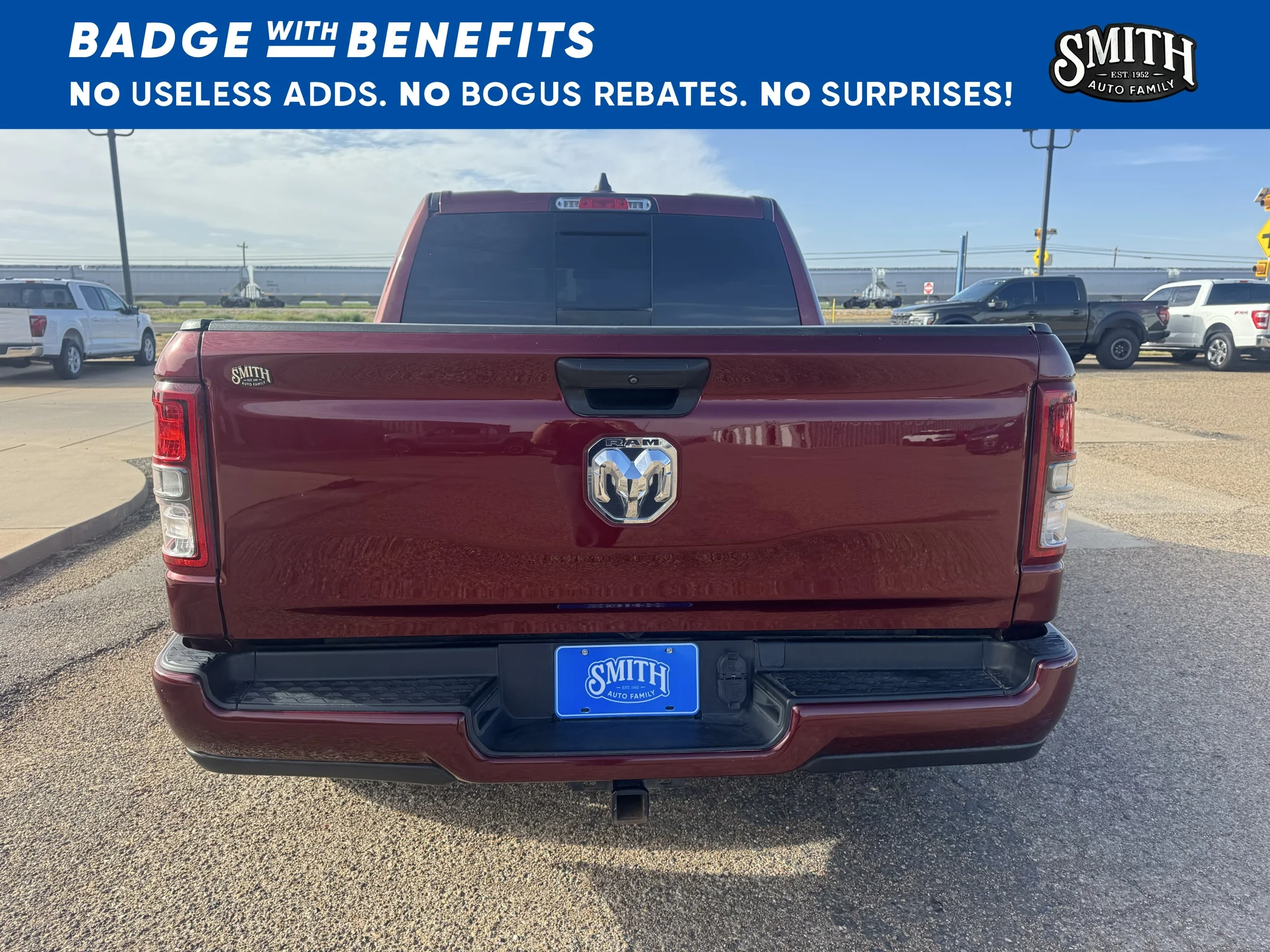 Used 2023 Delmonico Red Pearlcoat Ram Tradesman image 7