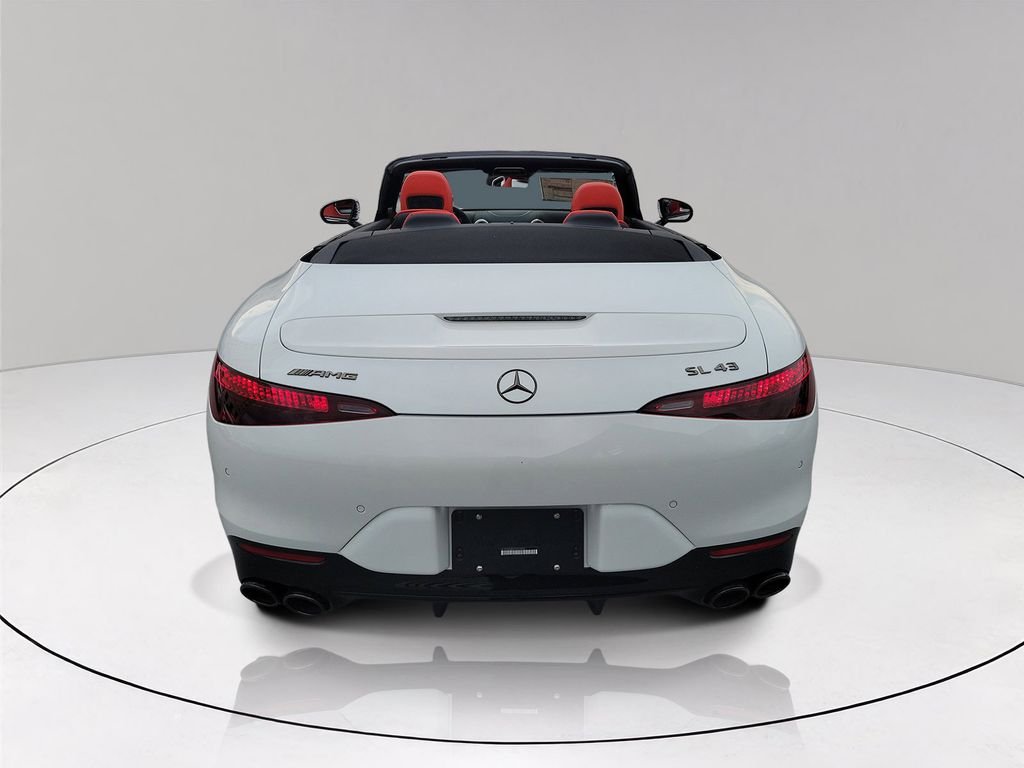 New 2027 MANUFAKTUR Moonlight White Metallic Mercedes-Benz AMG® SL 43 Roadster image 6