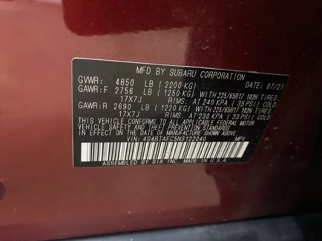 Used 2022 Red Subaru Premium image 29