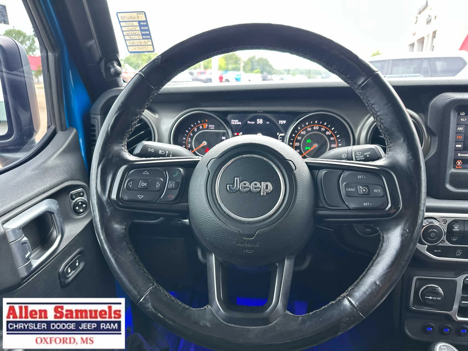 Used 2021 Hydro Blue Pearlcoat Jeep Sport S image 25