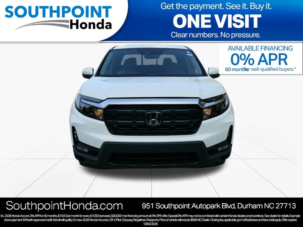 New 2026 Platinum White Pearl Honda RTL image 2