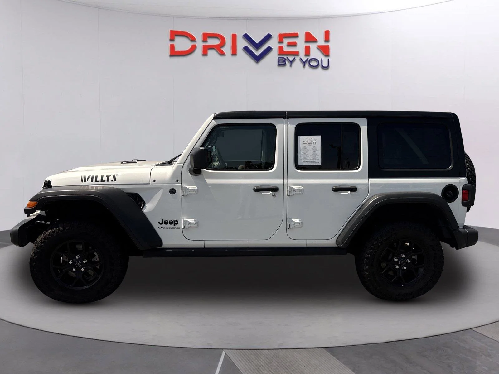 Used 2025 Bright White Clearcoat Jeep Willys image 7