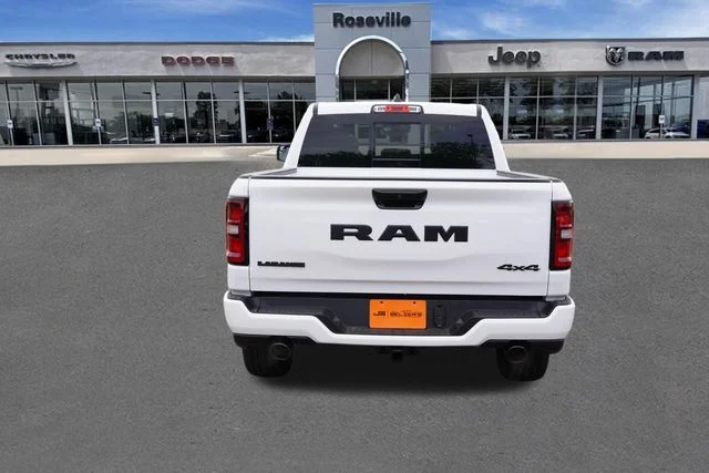 New 2026 Bright White Clear-Coat Exterior Paint RAM Laramie image 4