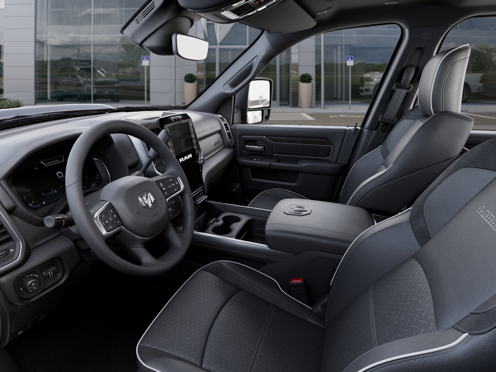 New 2026 Diamond Black Crystal Pearl-Coat Exterior Paint RAM Laramie image 37