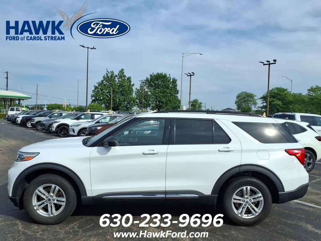 Used 2021 White Ford XLT image 4