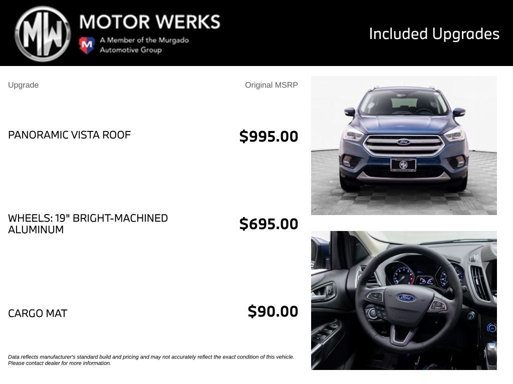 Used 2018 Blue Ford Titanium image 4