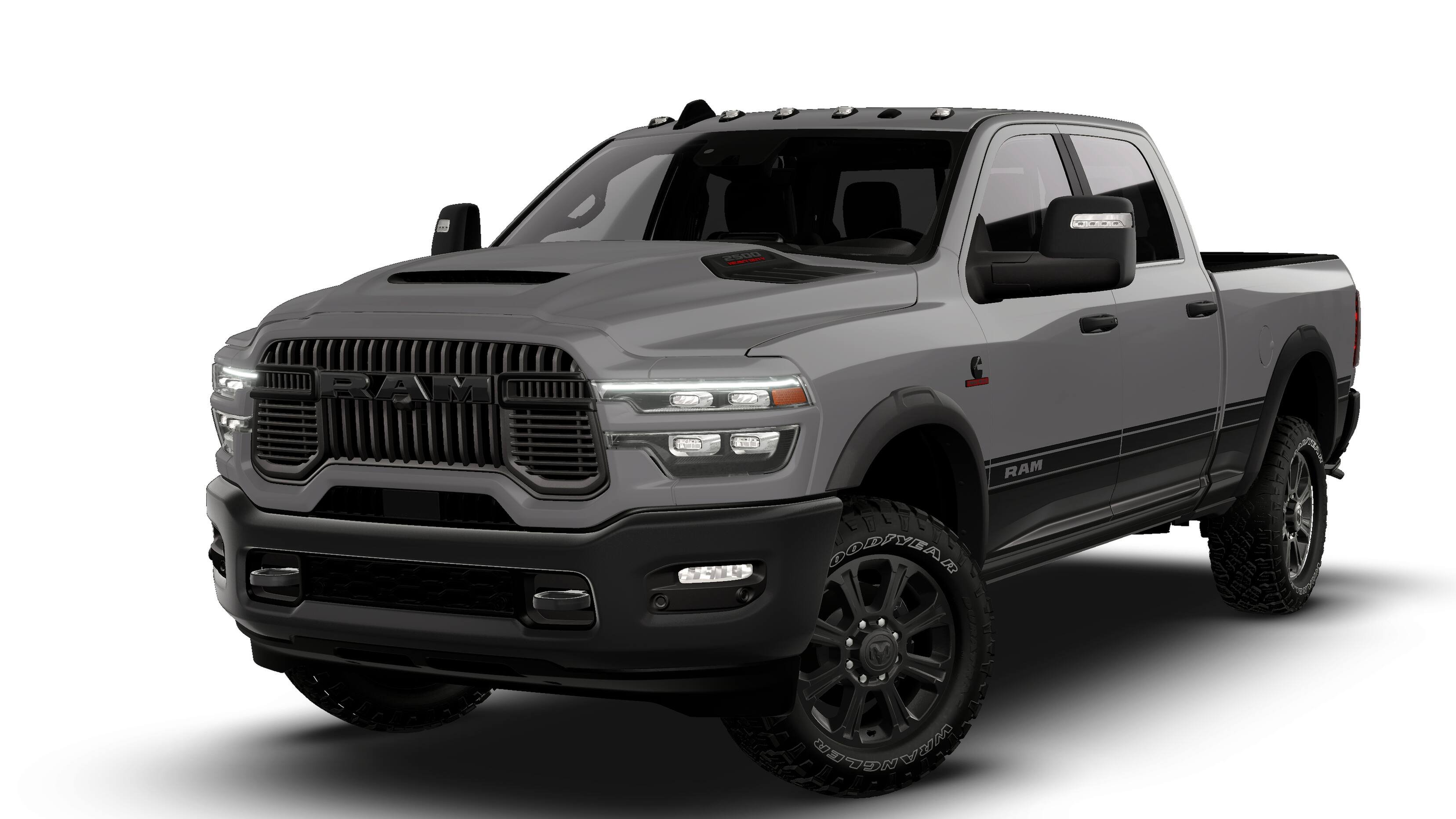 New 2026 Ceramic Gray Clear-Coat Exterior Paint RAM REBEL image 1